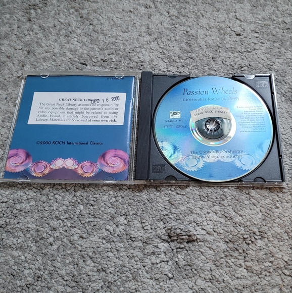 Passion Wheels Christopher Rouse The Concordia Orchestra on CD Ex-Library - Picture 2 of 5